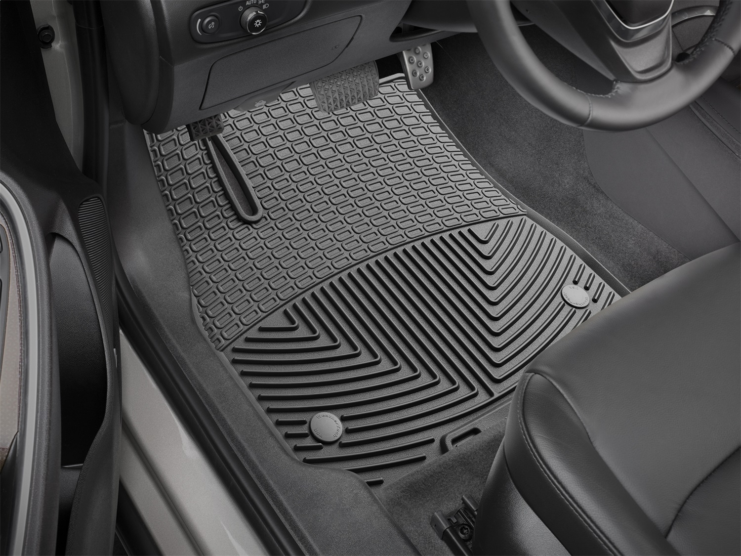 WeatherTech All Weather Floor Mats; Black; Front W394 thumbnail 0