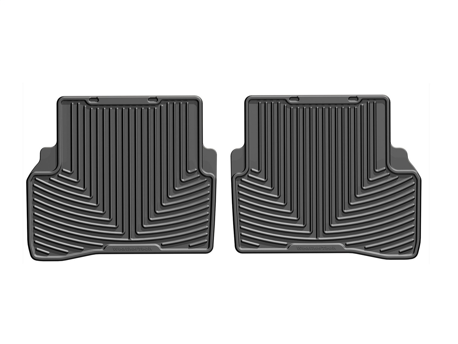WeatherTech All Weather Floor Mats; Black; Rear W432 thumbnail 0