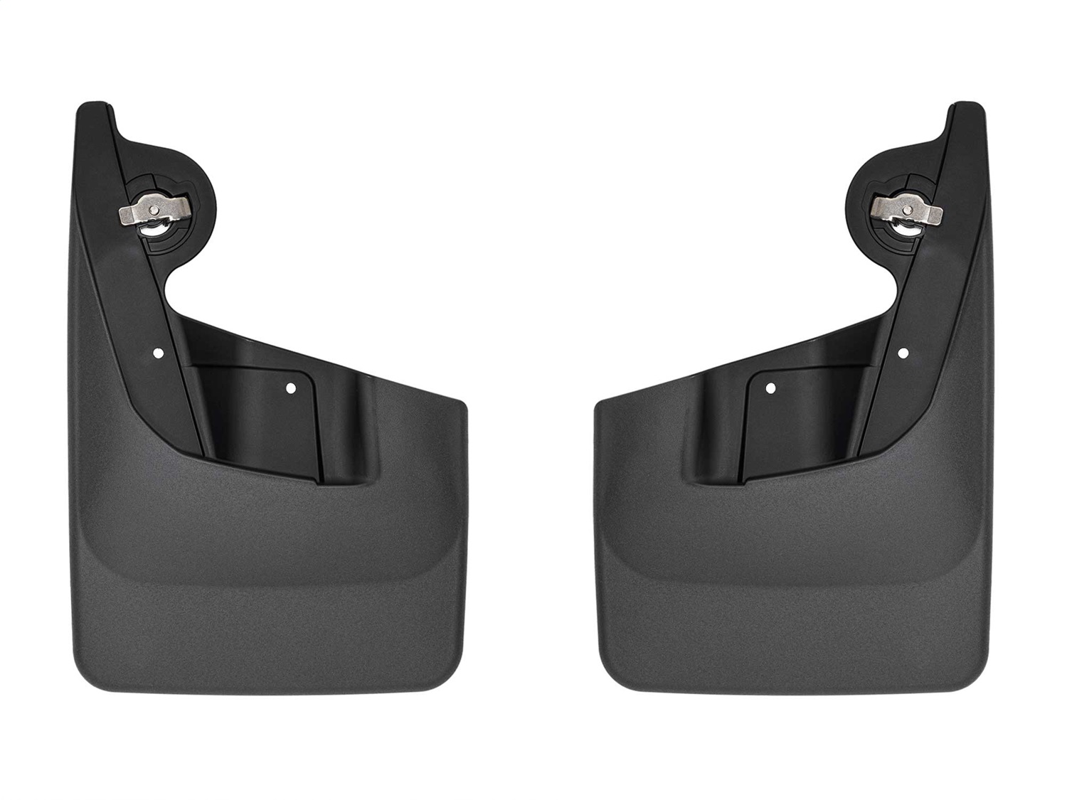 WeatherTech MudFlap No-Drill DigitalFit; Black 110183 thumbnail 0