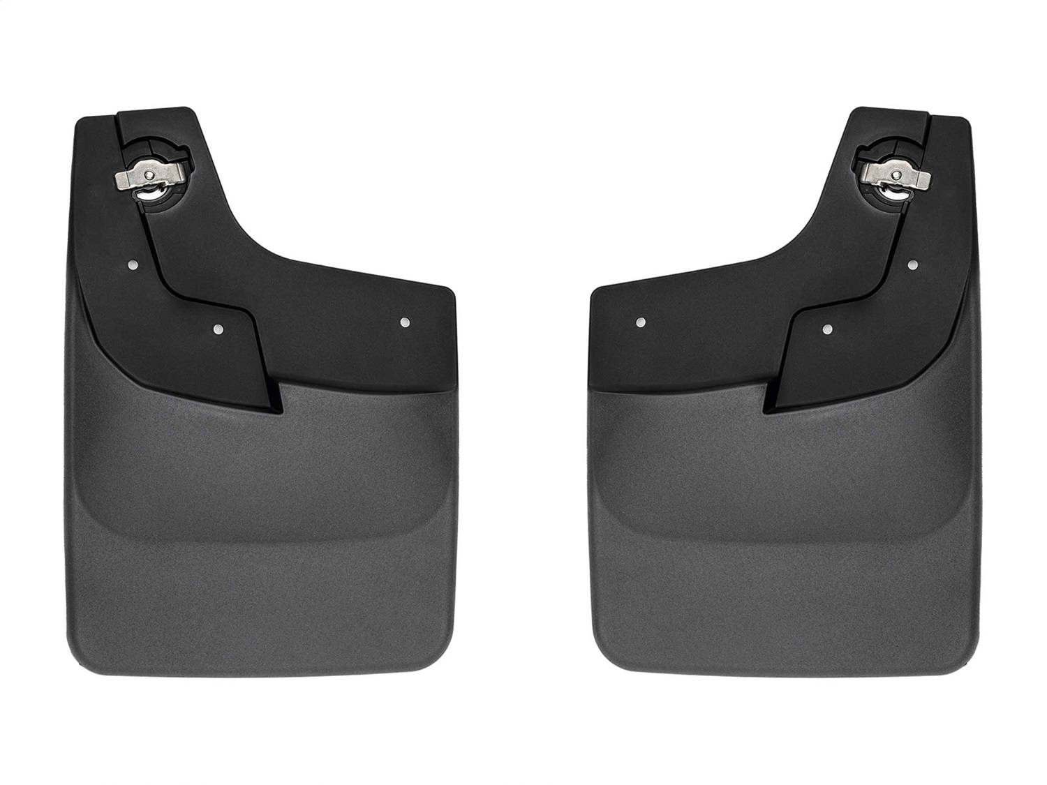 WeatherTech MudFlap No-Drill DigitalFit; Black 120183 thumbnail 0