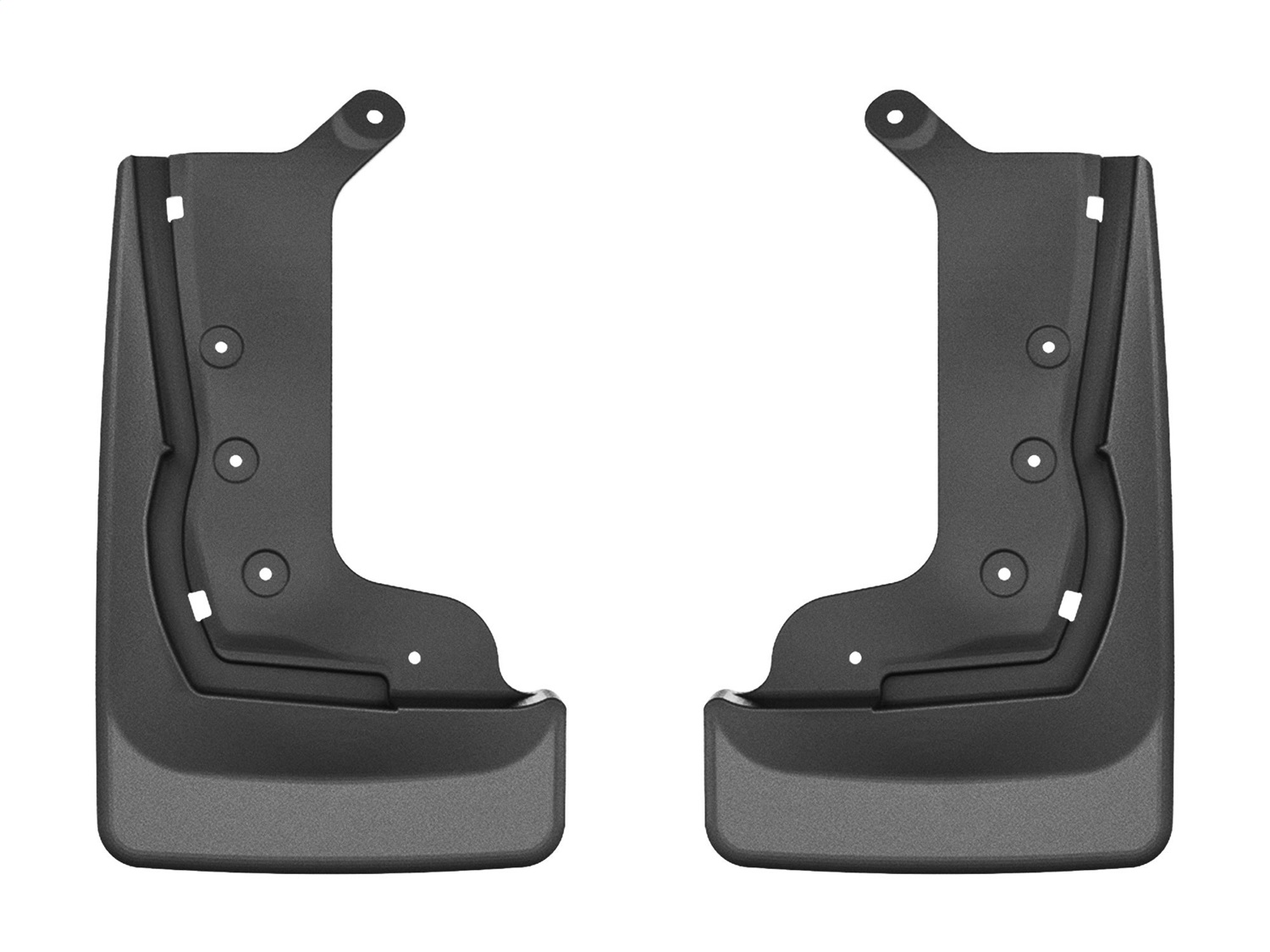 WeatherTech MudFlap No-Drill DigitalFit; Black 110176 thumbnail 0