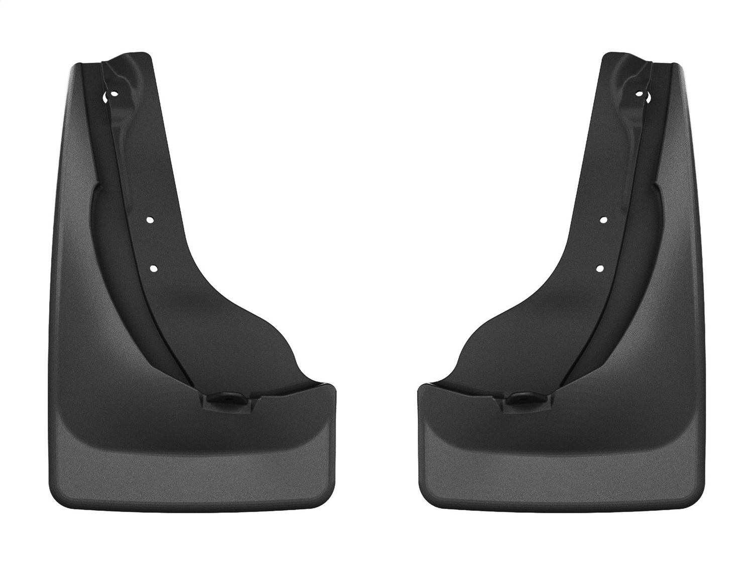 WeatherTech MudFlap No-Drill DigitalFit; Black 120176 thumbnail 0
