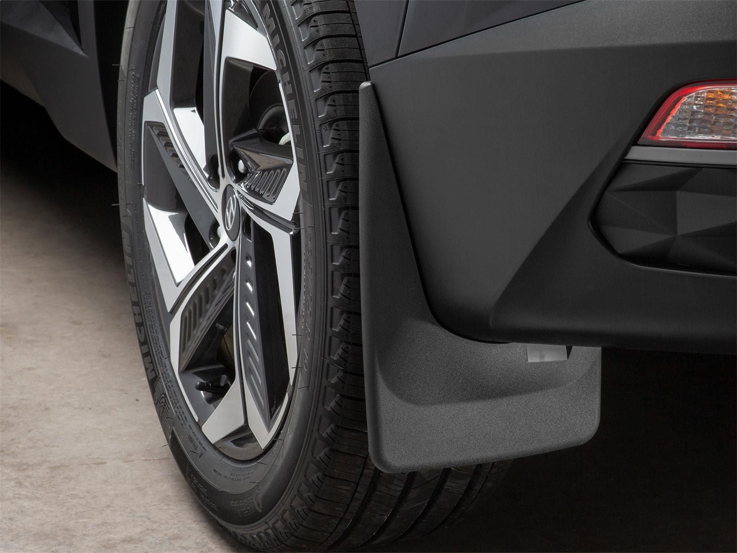 WeatherTech MudFlap No-Drill DigitalFit; Black 120139 thumbnail 1