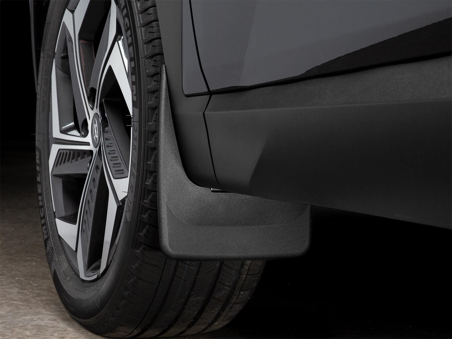 WeatherTech MudFlap No-Drill DigitalFit; Black 110139 thumbnail 0