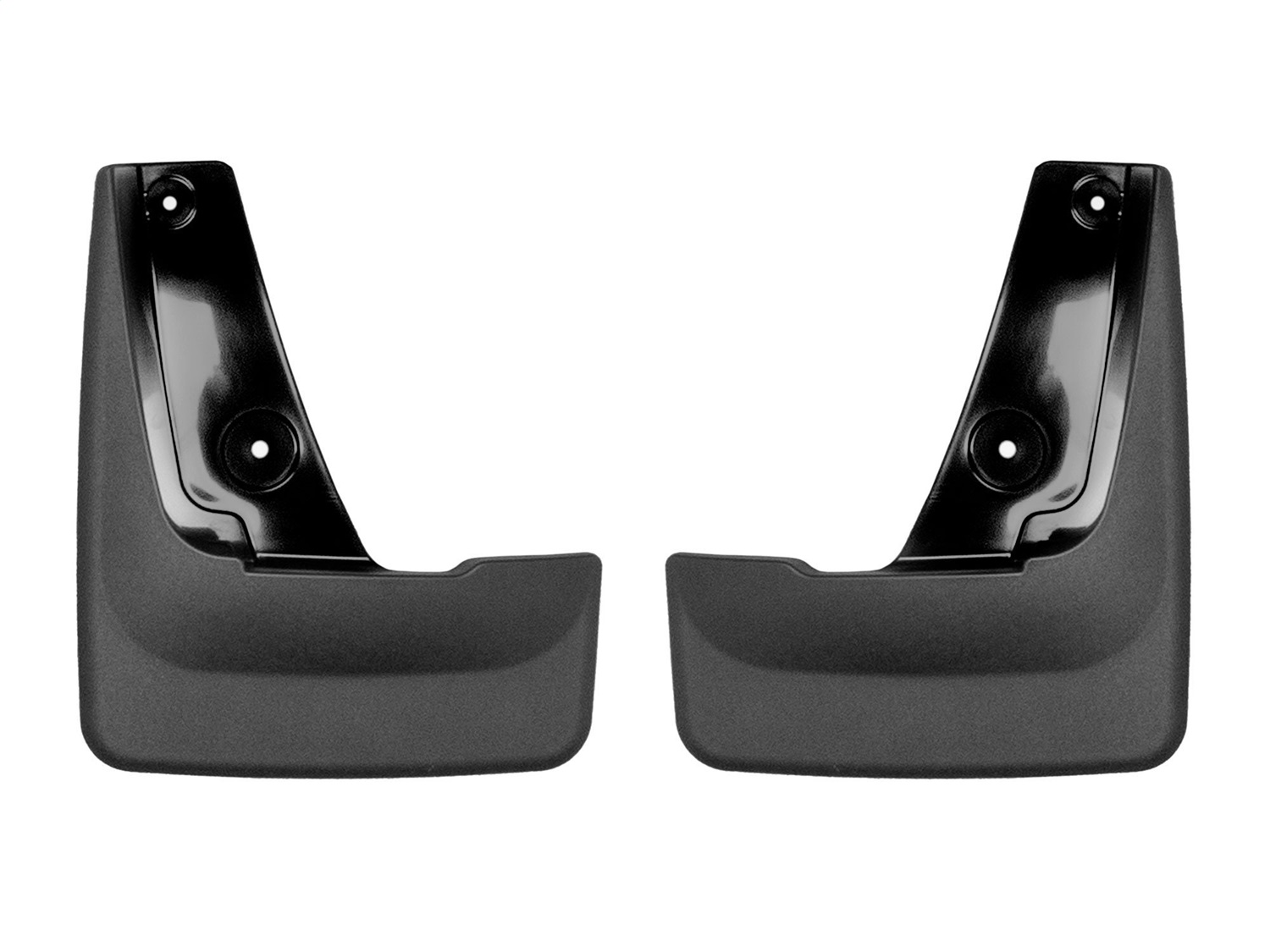 WeatherTech MudFlap No-Drill DigitalFit; Black 110139 thumbnail 1