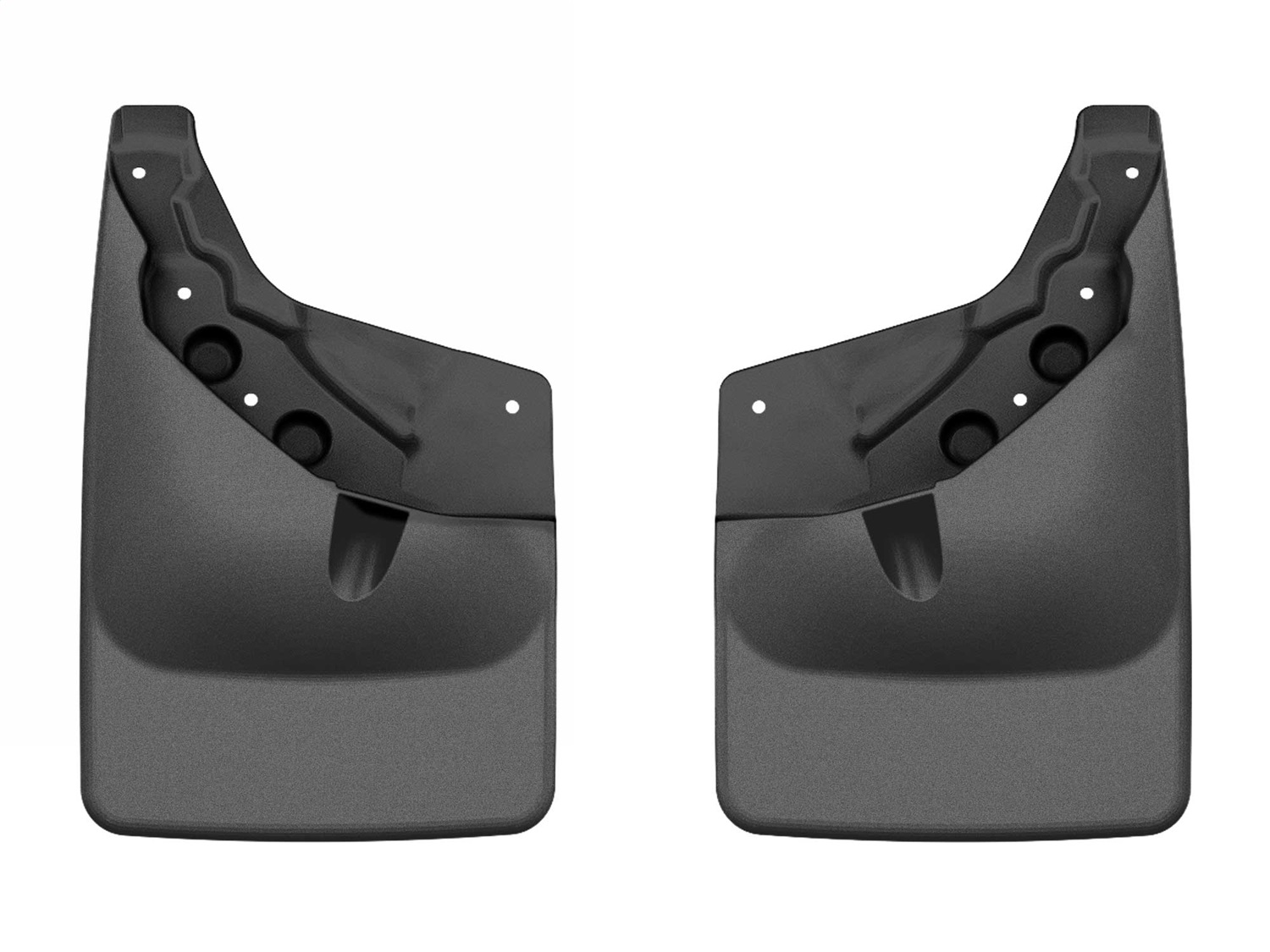 WeatherTech MudFlap No-Drill DigitalFit; Black 120184 thumbnail 0
