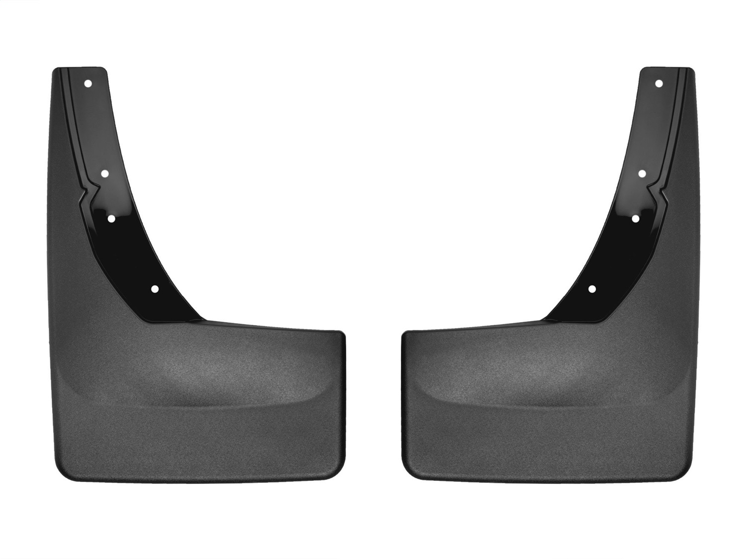 WeatherTech MudFlap No-Drill DigitalFit; Black 120129 thumbnail 0