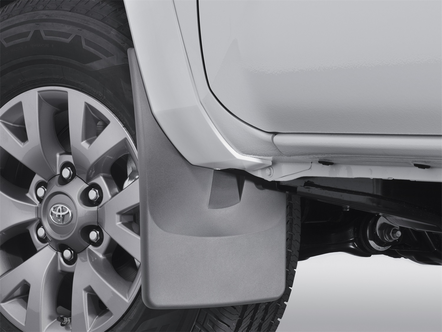 WeatherTech MudFlap No-Drill DigitalFit; Black 110055 thumbnail 0