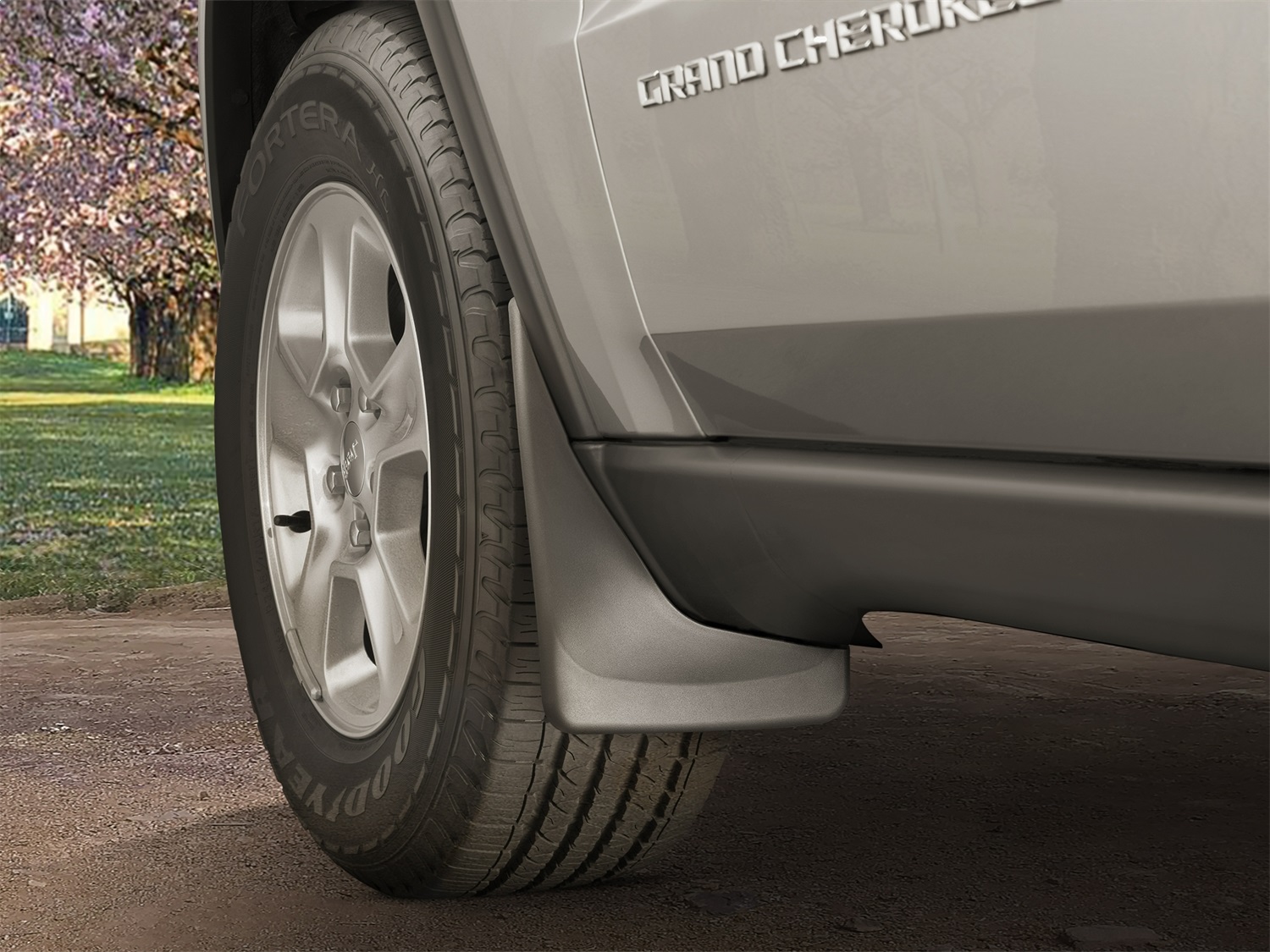 WeatherTech MudFlap No-Drill DigitalFit; Black 110058 thumbnail 2