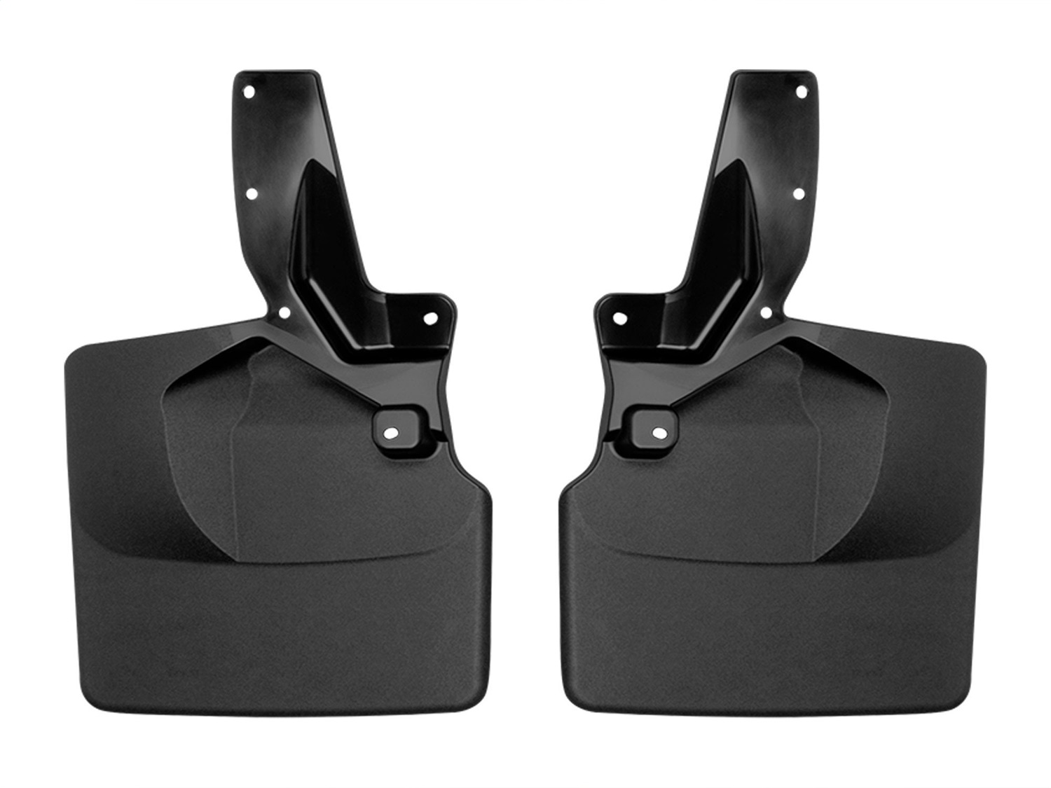 WeatherTech MudFlap No-Drill DigitalFit; Black 110140 thumbnail 1