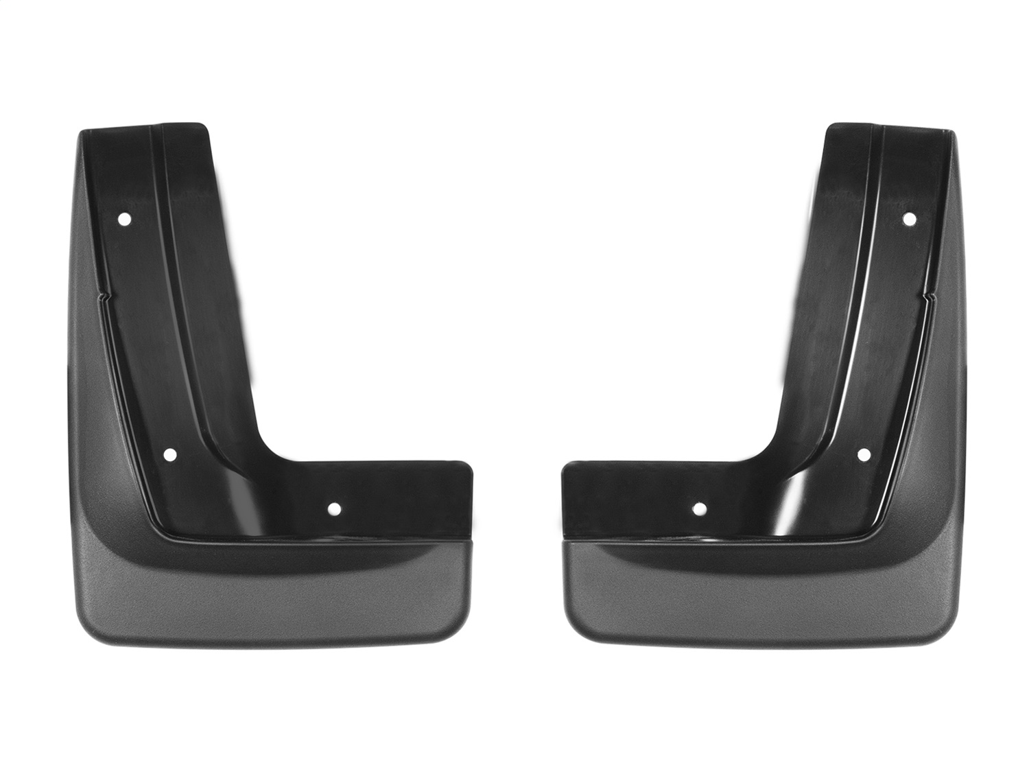 WeatherTech MudFlap No-Drill DigitalFit; Black 110059 thumbnail 0
