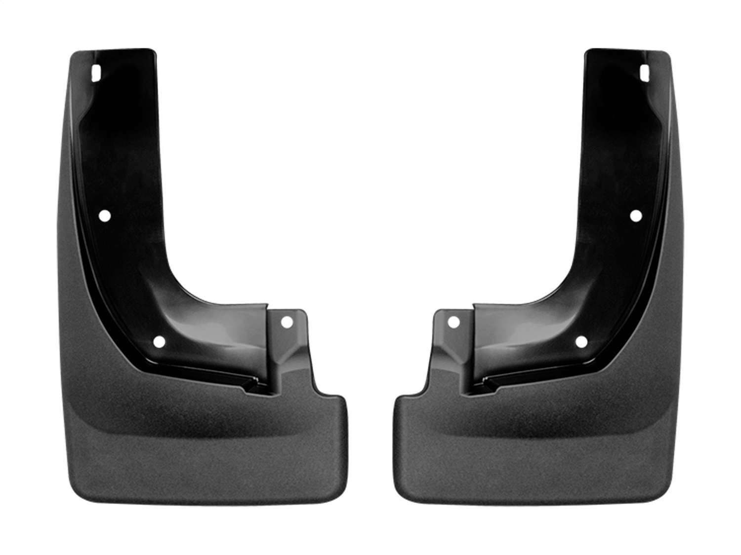 WeatherTech MudFlap No-Drill DigitalFit; Black 110136 thumbnail 0