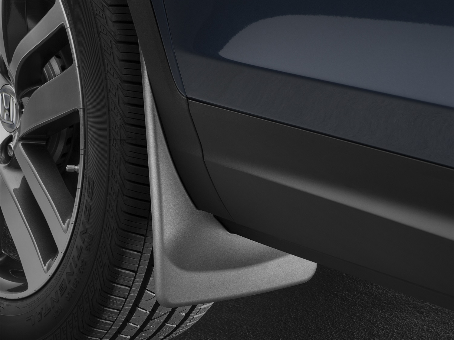 WeatherTech MudFlap No-Drill DigitalFit; Black 110063 thumbnail 0