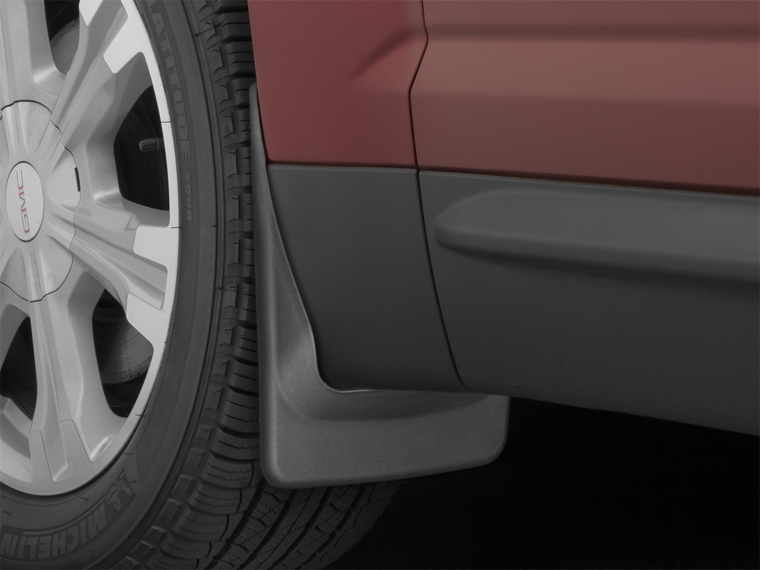WeatherTech MudFlap No-Drill DigitalFit; Black 110068 thumbnail 1