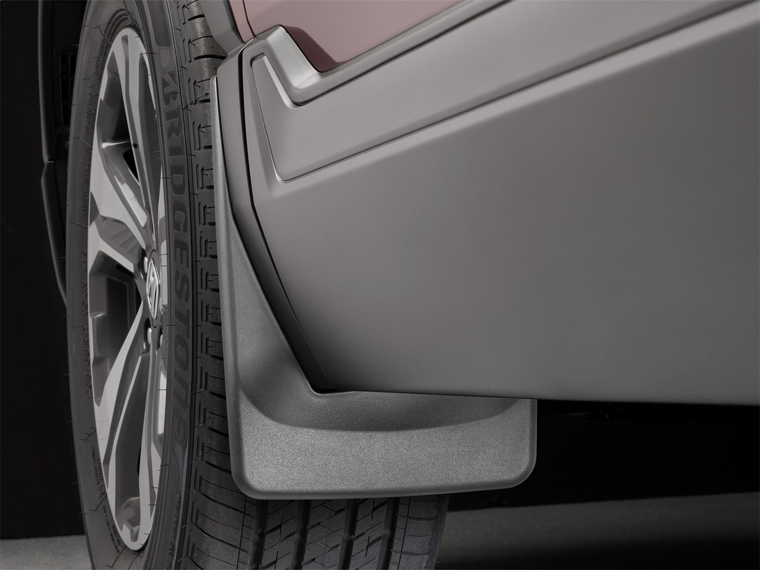 WeatherTech MudFlap No-Drill DigitalFit; Black 110083 thumbnail 1