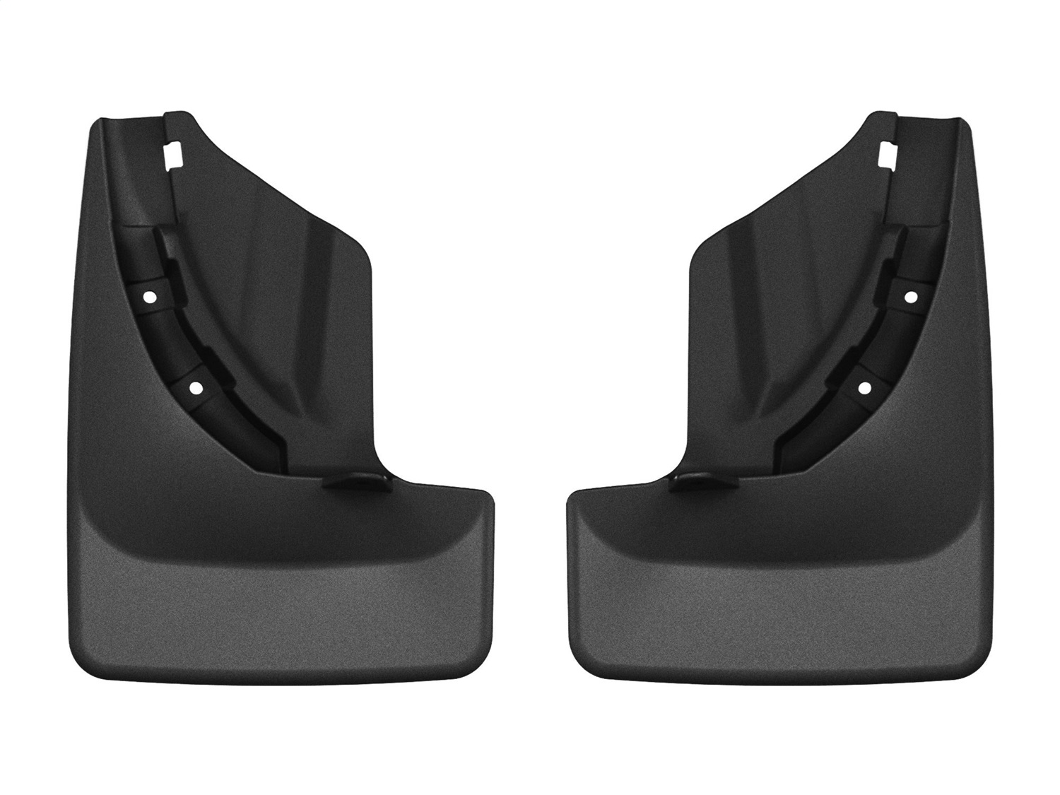 WeatherTech MudFlap No-Drill DigitalFit; Black 120205 thumbnail 0