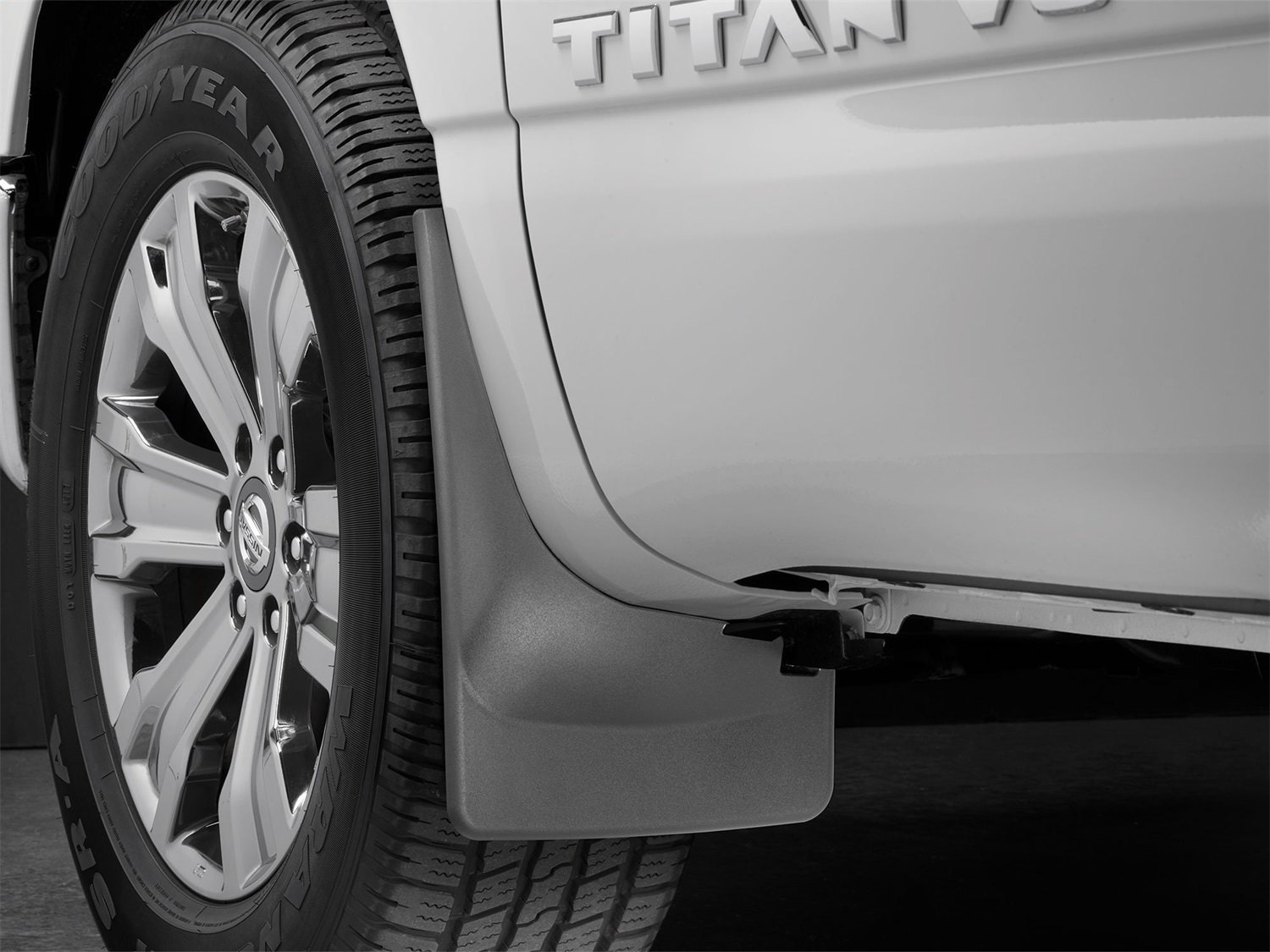WeatherTech MudFlap No-Drill DigitalFit; Black 110084 thumbnail 0