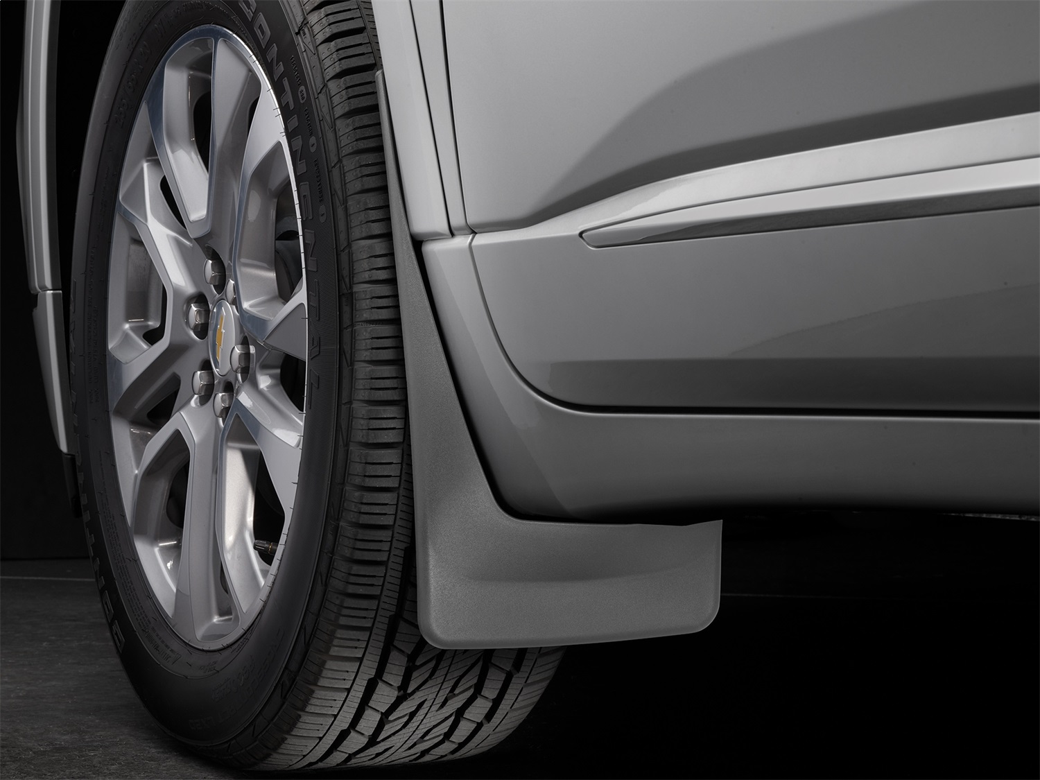 WeatherTech MudFlap No-Drill DigitalFit; Black 110086 thumbnail 1