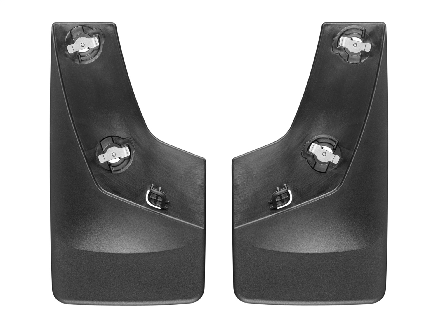WeatherTech MudFlap No-Drill DigitalFit; Black 120011 thumbnail 0