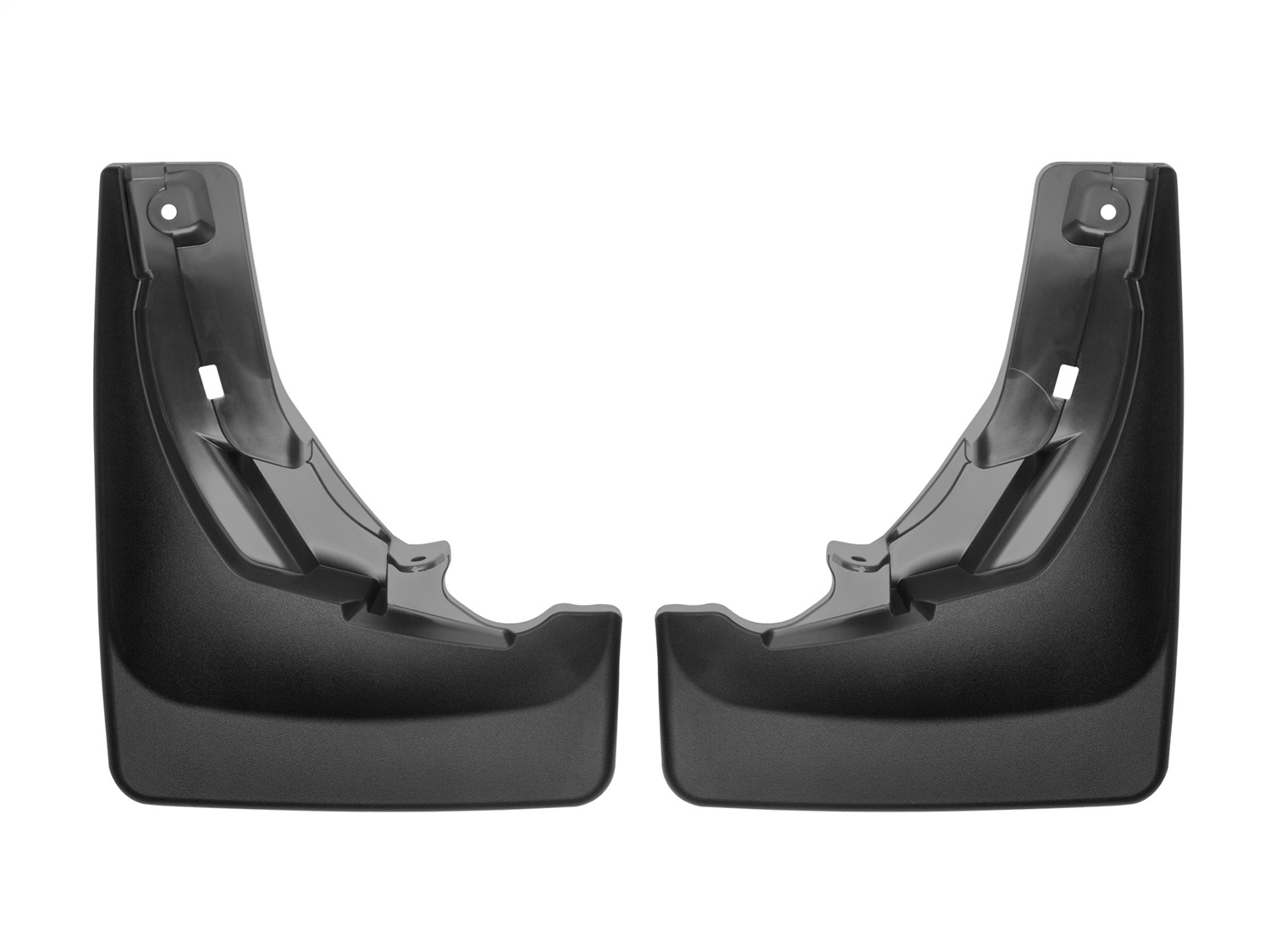 WeatherTech MudFlap No-Drill DigitalFit; Black 110111 thumbnail 1