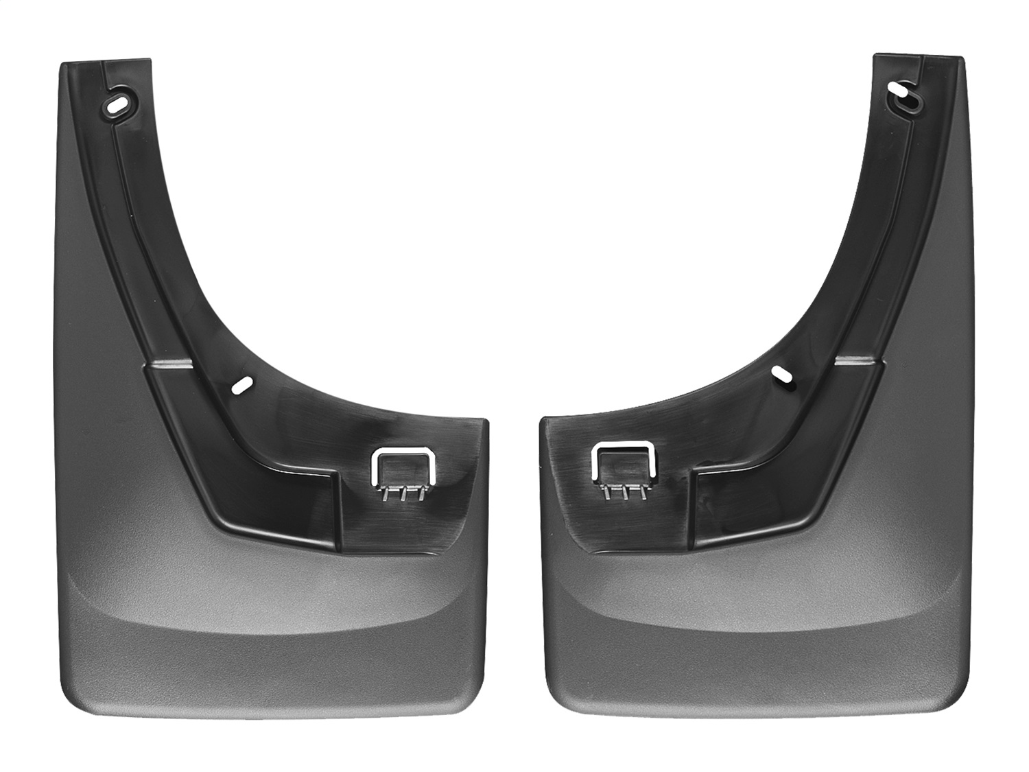 WeatherTech MudFlap No-Drill DigitalFit; Black 120018 thumbnail 1