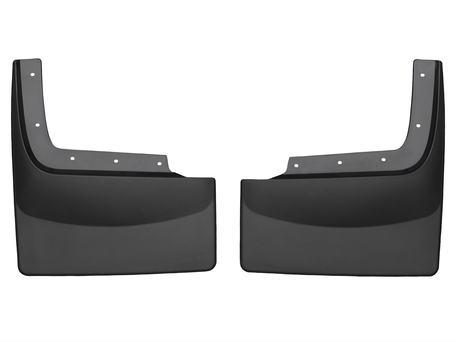 WeatherTech MudFlap No-Drill DigitalFit; Black 120030 thumbnail 0