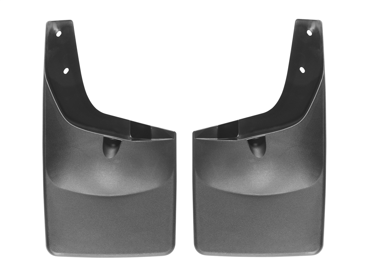 WeatherTech MudFlap No-Drill DigitalFit; Black 120031 thumbnail 1