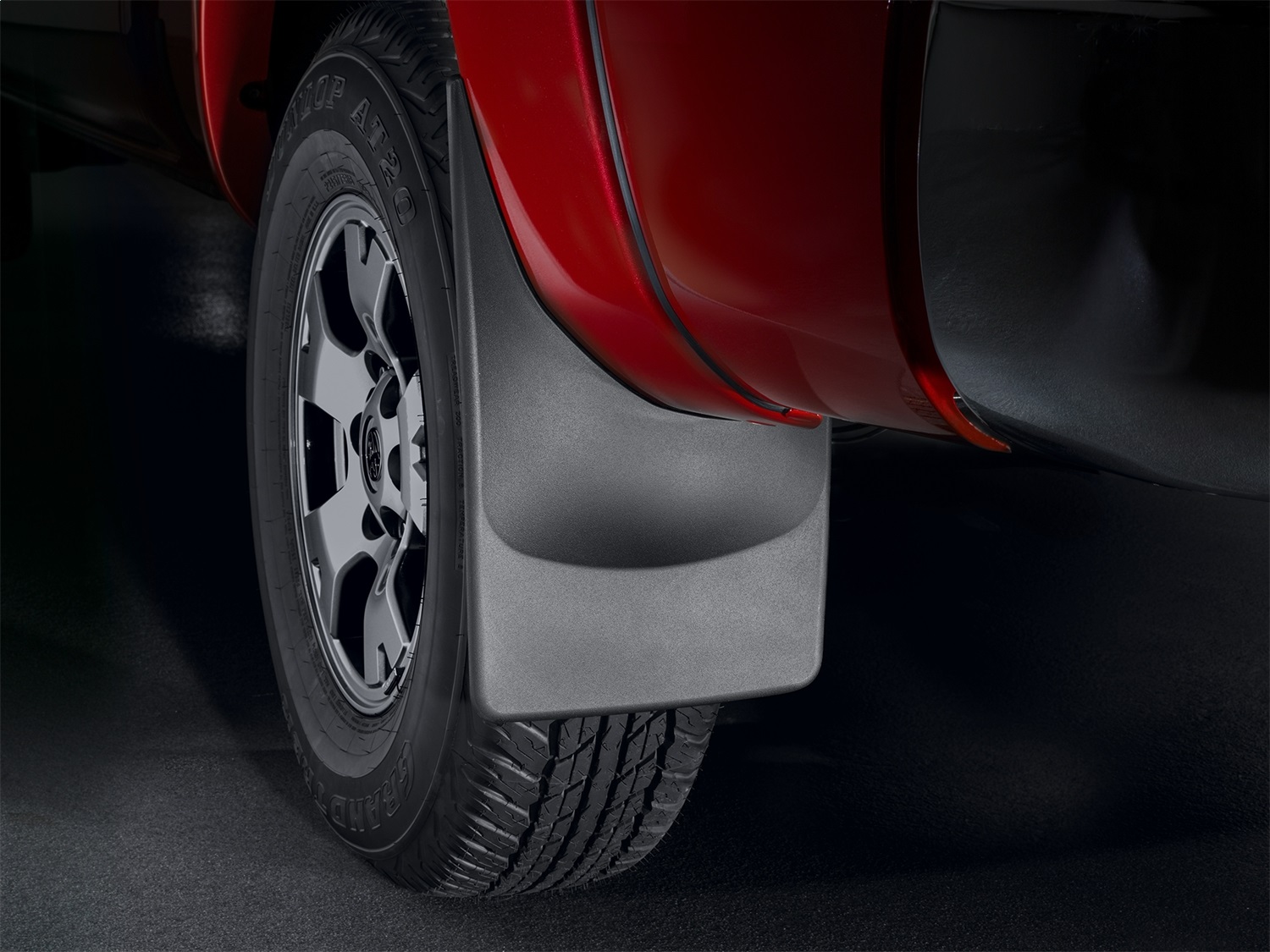 WeatherTech MudFlap No-Drill DigitalFit; Black 120033 thumbnail 0
