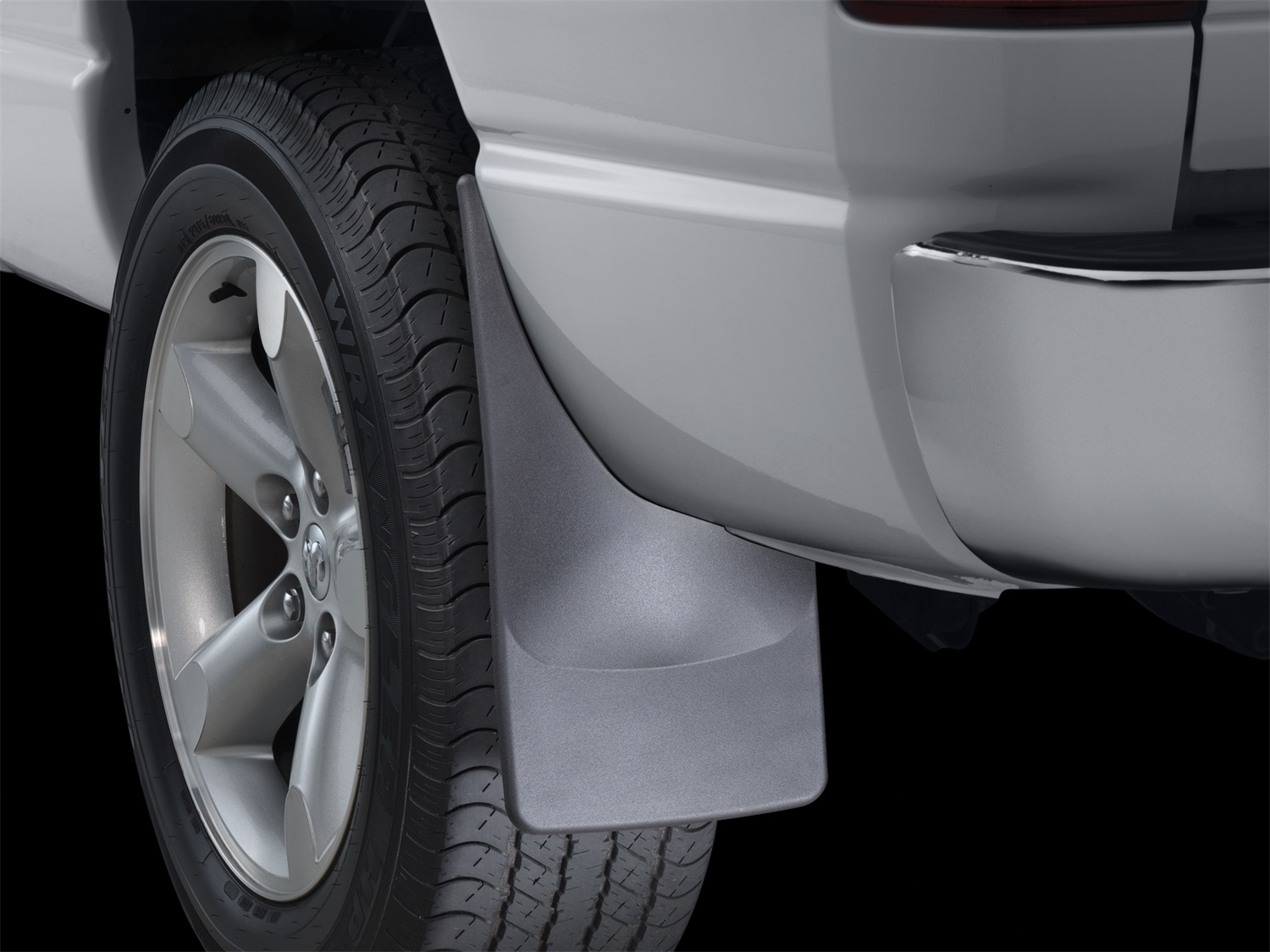 WeatherTech MudFlap No-Drill DigitalFit; Black 120007 thumbnail 1