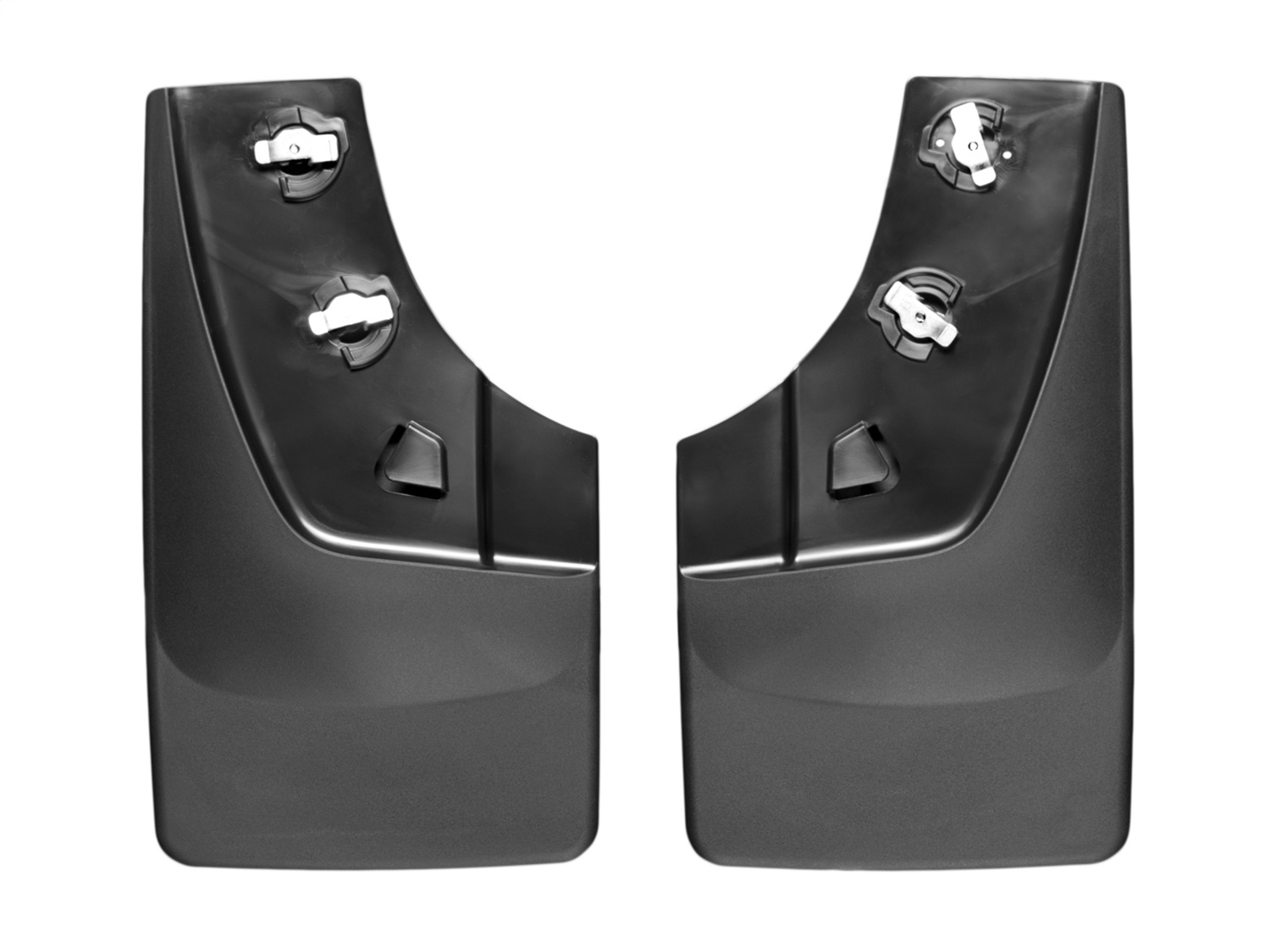 WeatherTech MudFlap No-Drill DigitalFit; Black 120036 thumbnail 0