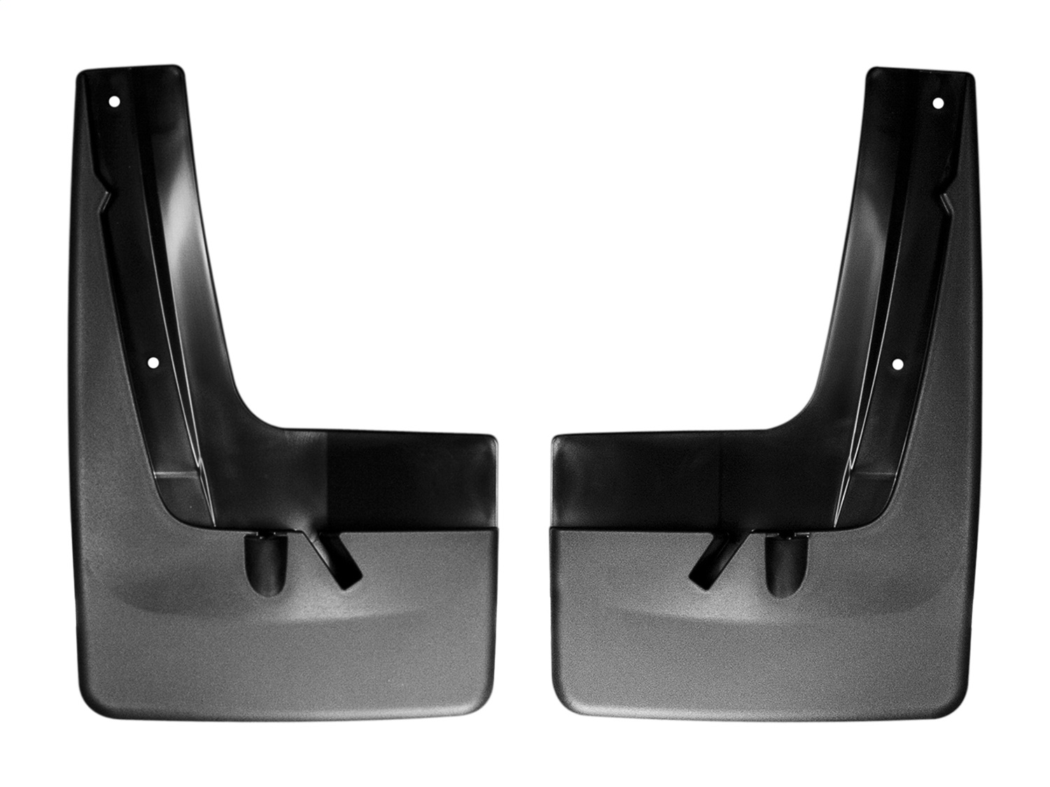 WeatherTech MudFlap No-Drill DigitalFit; Black 120043 thumbnail 1