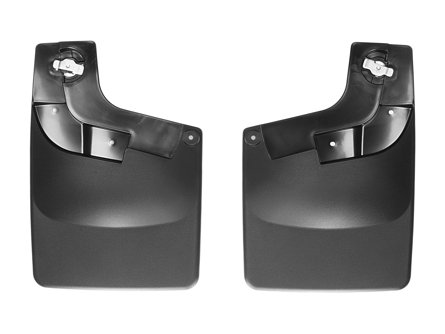 WeatherTech MudFlap No-Drill DigitalFit; Black 120052 thumbnail 0