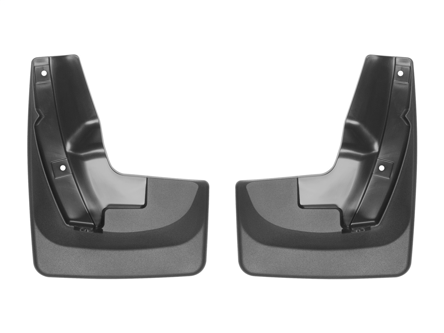 WeatherTech MudFlap No-Drill DigitalFit; Black 120061 thumbnail 0