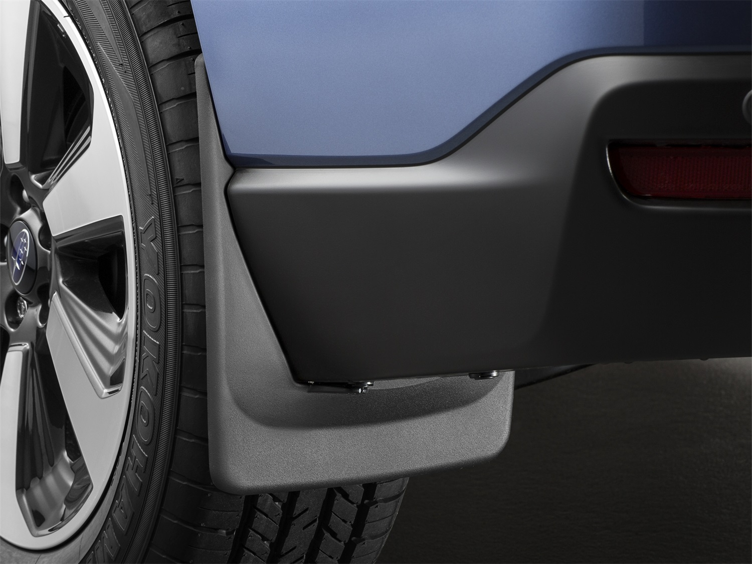 WeatherTech MudFlap No-Drill DigitalFit; Black 120061 thumbnail 1