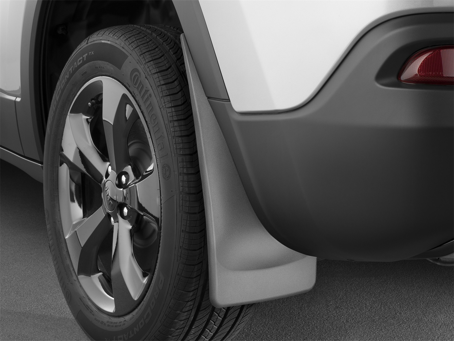 WeatherTech MudFlap No-Drill DigitalFit; Black 120064 thumbnail 1
