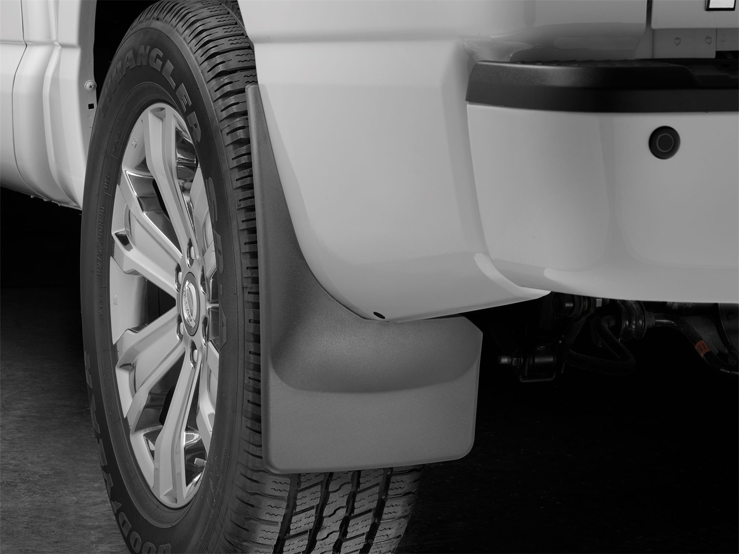 WeatherTech MudFlap No-Drill DigitalFit; Black 120084 thumbnail 1