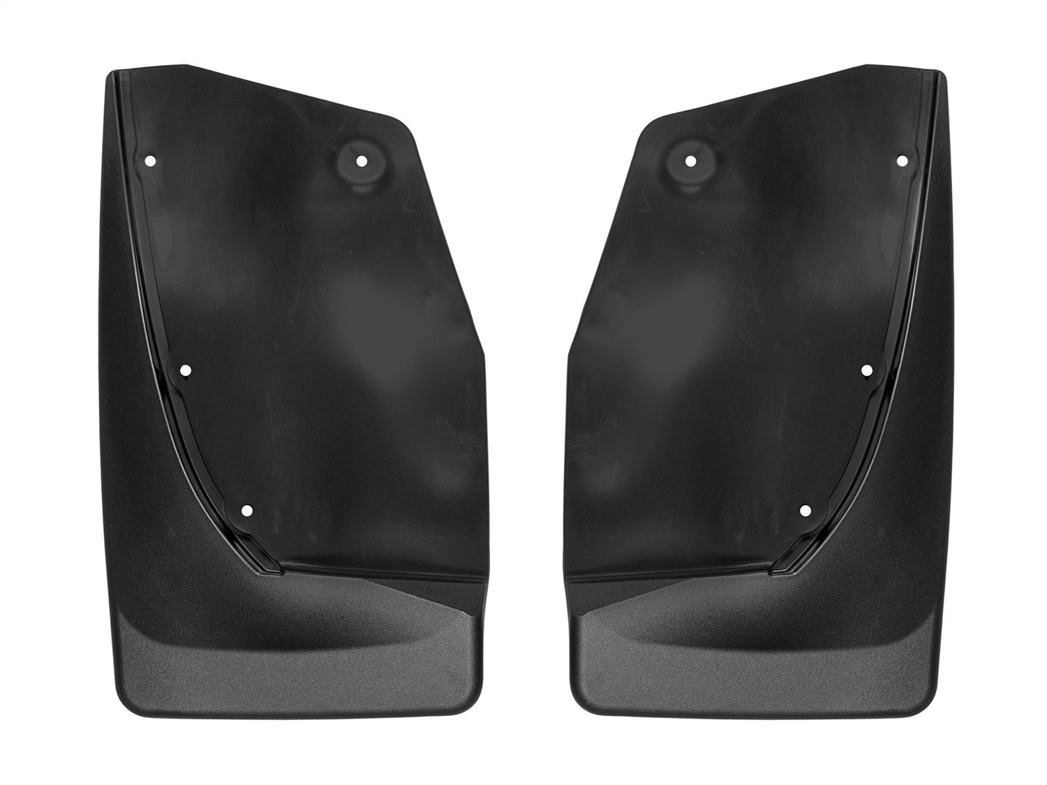 WeatherTech MudFlap No-Drill DigitalFit; Black 120087 thumbnail 0