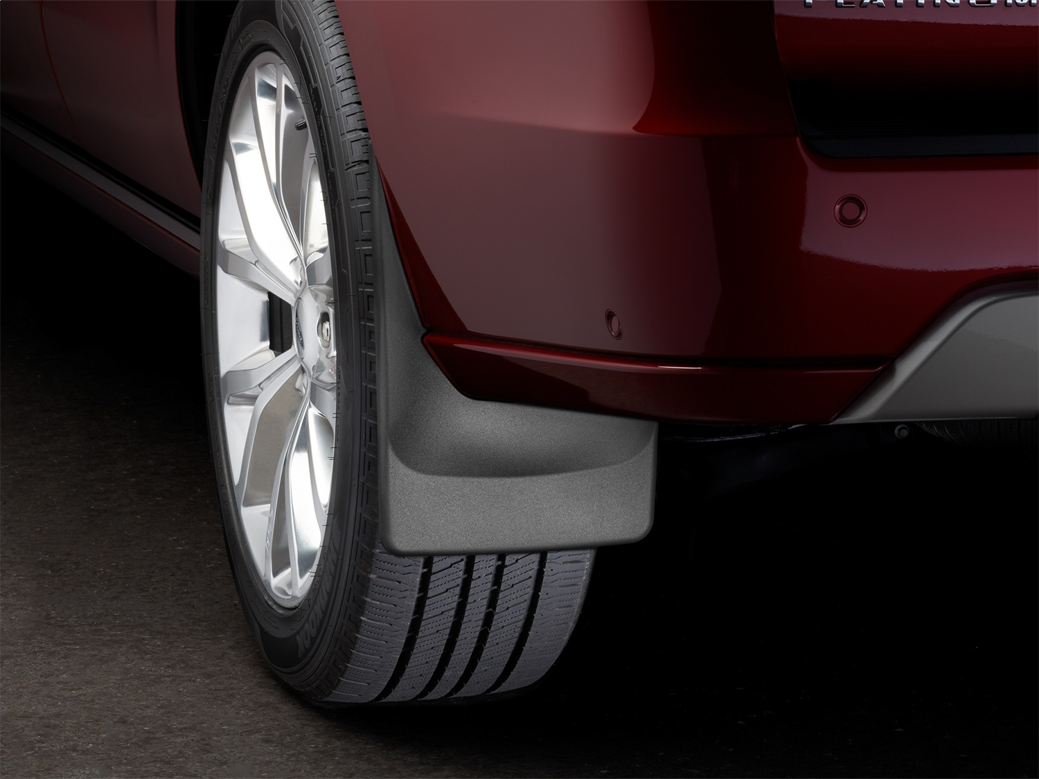 WeatherTech MudFlap No-Drill DigitalFit; Black 120094 thumbnail 0