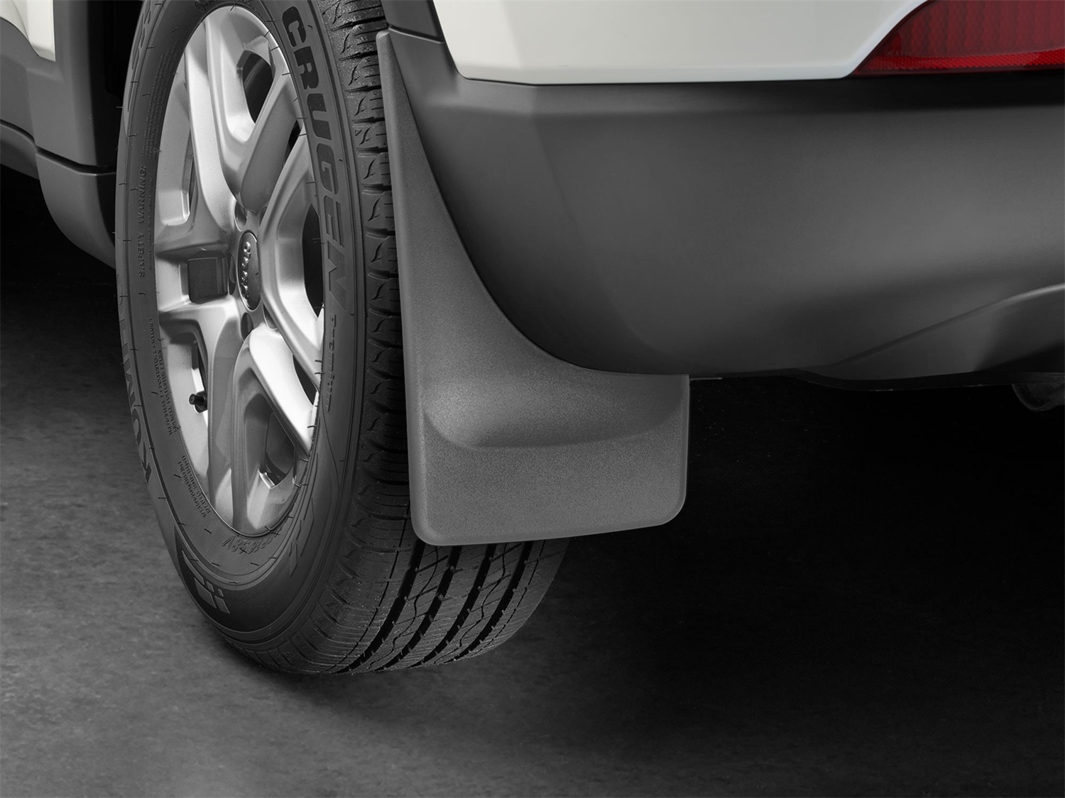 WeatherTech MudFlap No-Drill DigitalFit; Black 120096 thumbnail 1