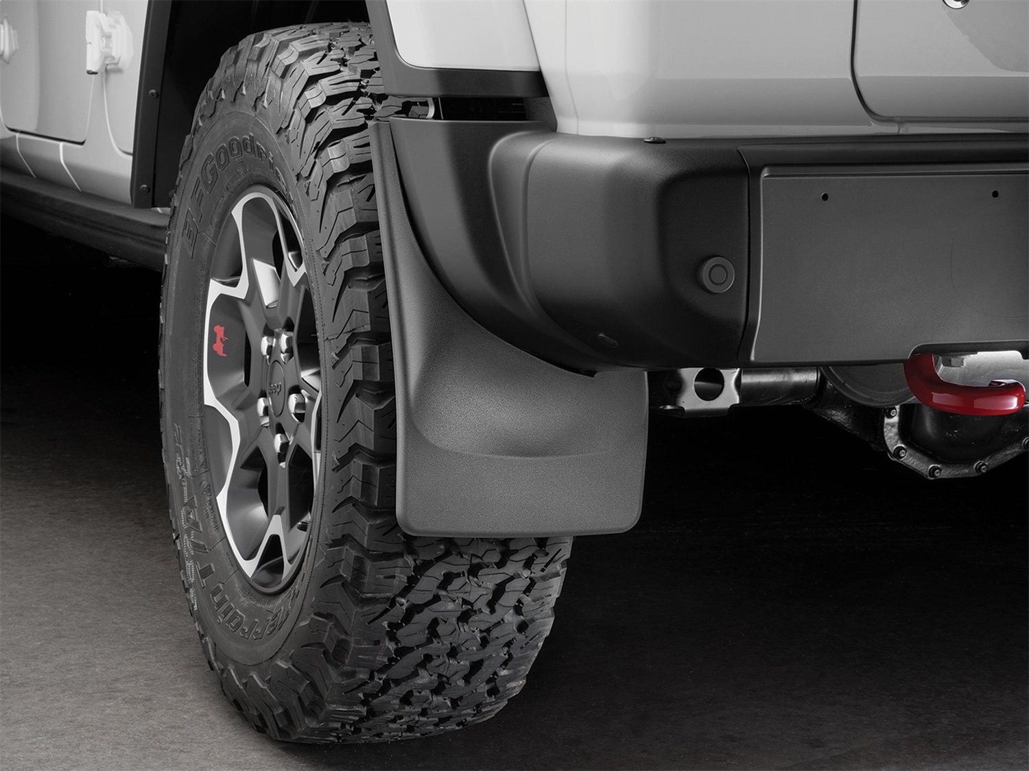 WeatherTech MudFlap No-Drill DigitalFit; Black 120100 thumbnail 0