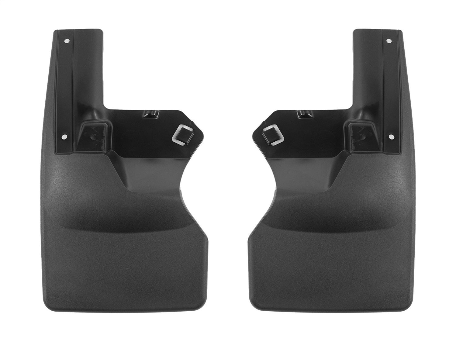 WeatherTech MudFlap No-Drill DigitalFit; Black 120112 thumbnail 1
