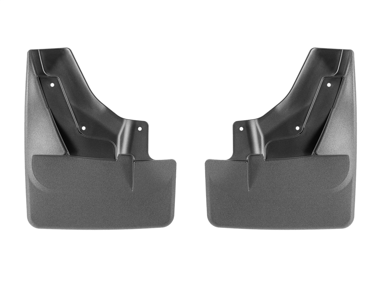 WeatherTech MudFlap No-Drill DigitalFit; Black 110166 thumbnail 0