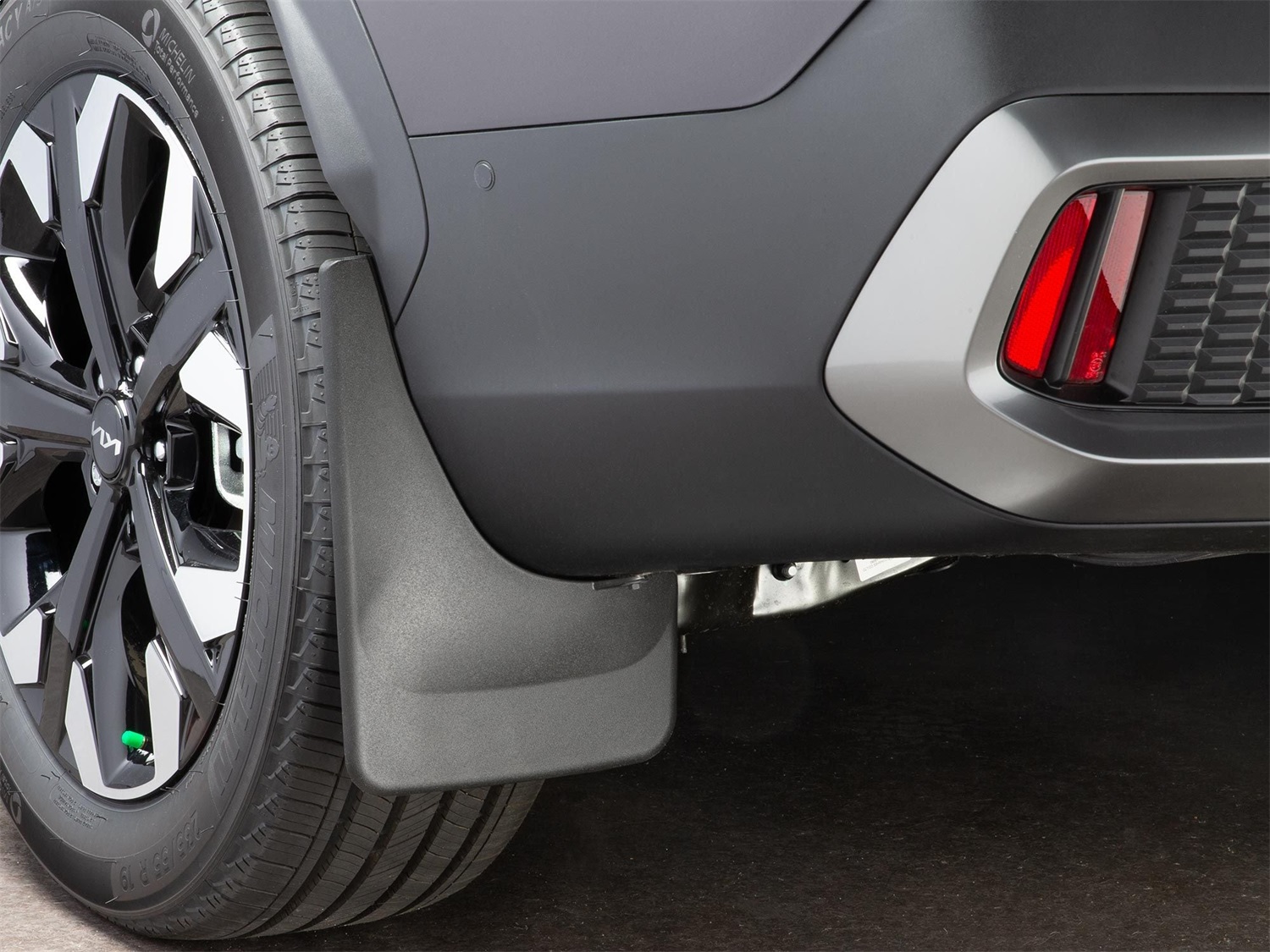 WeatherTech MudFlap No-Drill DigitalFit; Black 120174 thumbnail 1