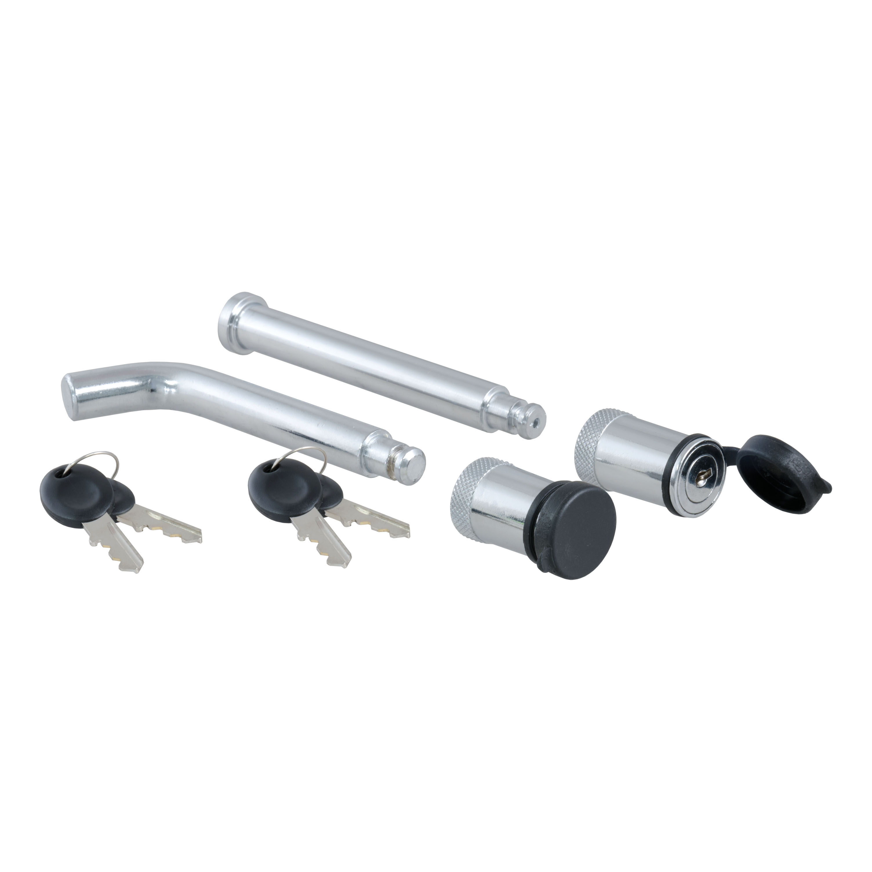 CURT 45510 Class 2 Trailer Hitch Ball Mount 3,500 lbs, 1-1/4-Inch Receiver, 3/4-Inch Hole, 3-1/8-Inch Rise with Channel Mount Lock Set (5/8" Diameter) thumbnail 5
