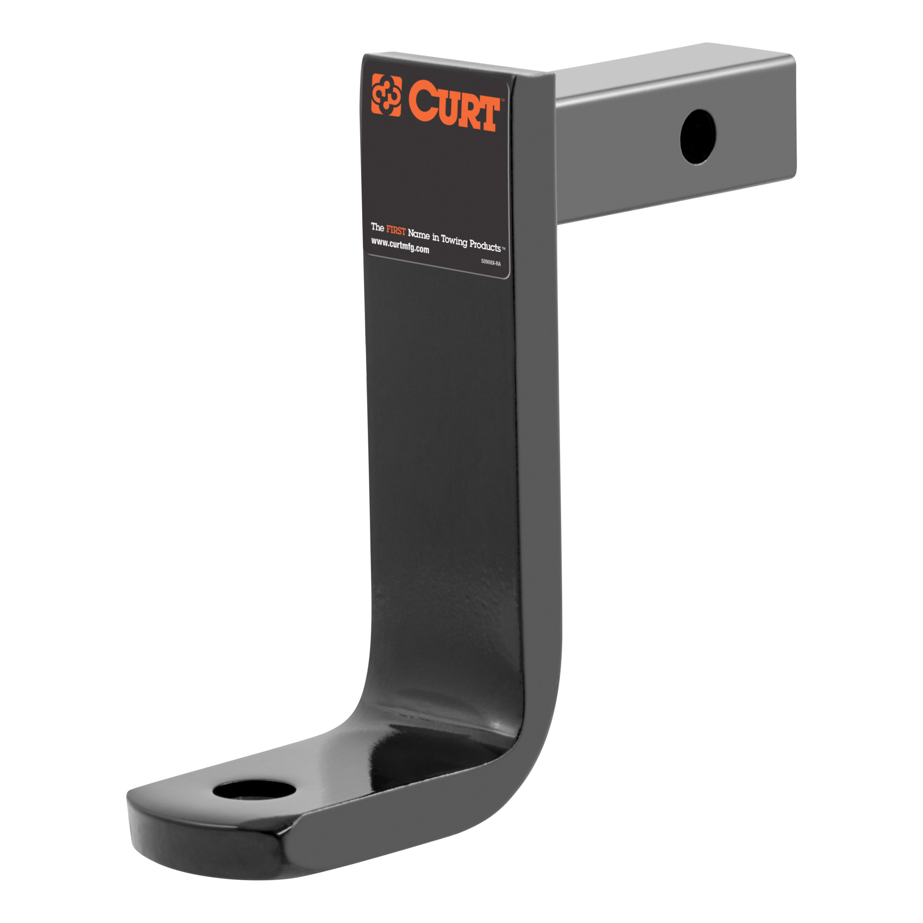 CURT Class 1 Ball Mount (1-1/4" Shank, 2,000 lbs, 6" Drop, 5-9/16" Long) Trailer Hitch Ball Mount with Switch Ball Trailer Ball (1-7/8", 2", 2-5/16" Balls, 1" x 2-1/4" Shank) & 5/8" Hitch Lock (3" Receiver, Chrome) thumbnail 1