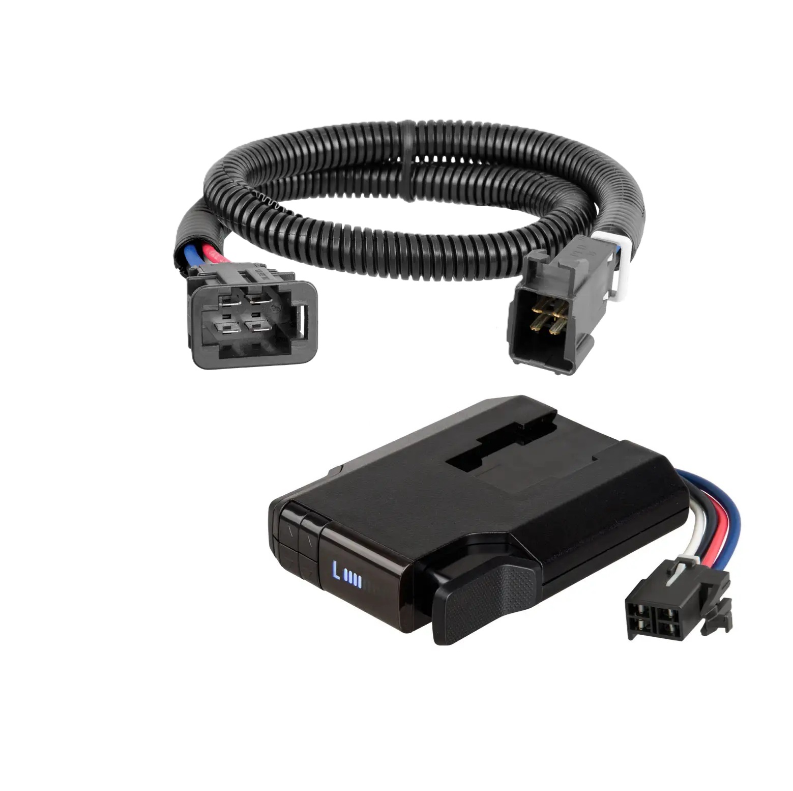 2019-2025 Audi Q8 With factory 7-wayCURT Venturer NEXT Time-Delay Trailer Brake Controller Plug & Play Bundle - Low Profile, Adjustable, 1-3 Axles 51116 thumbnail 0