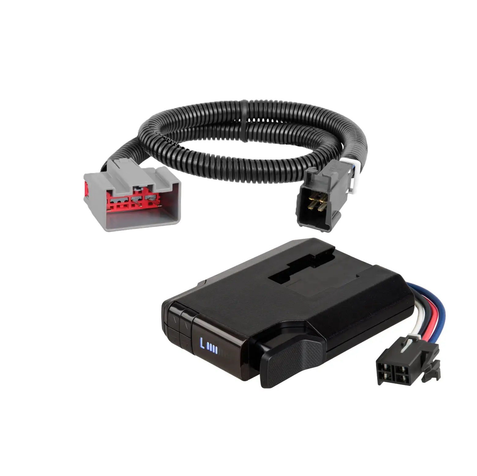 2017-2026 Ford F-250 Super Duty CURT Venturer NEXT Time-Delay Trailer Brake Controller Plug & Play Bundle - Low Profile, Adjustable, 1-3 Axles 51116 thumbnail 0
