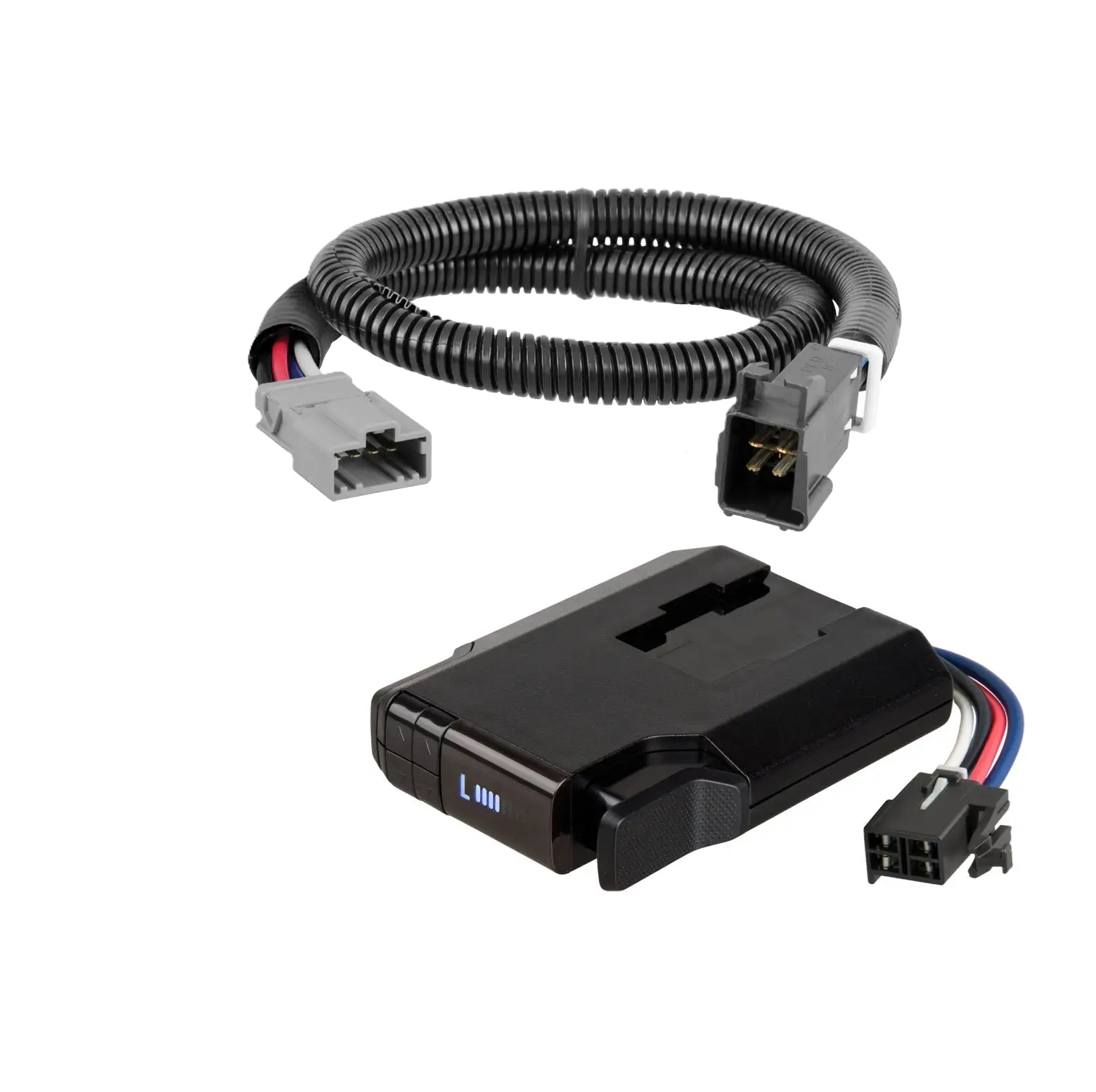 2006-2014, 2017-2025 Honda Ridgeline CURT Venturer NEXT Time-Delay Trailer Brake Controller Plug & Play Bundle - Low Profile, Adjustable, 1-3 Axles 51116 thumbnail 0