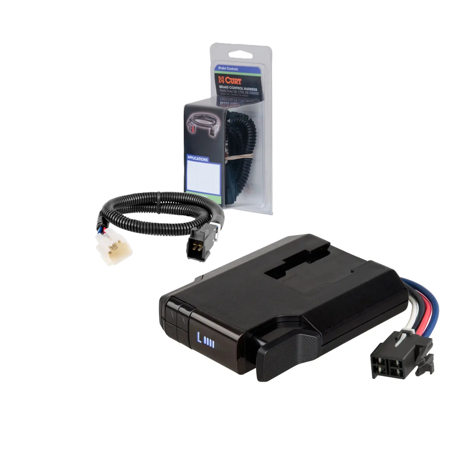 2019-2025 Subaru Ascent CURT Venturer NEXT Time-Delay Trailer Brake Controller Plug & Play Bundle - Low Profile, Adjustable, 1-3 Axles 51116 thumbnail 0