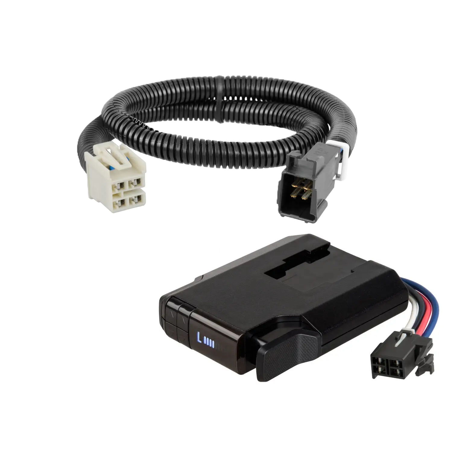 2015-2020 Chevrolet Suburban CURT Venturer NEXT Time-Delay Trailer Brake Controller Plug & Play Bundle - Low Profile, Adjustable, 1-3 Axles 51116 thumbnail 0